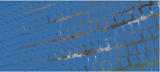 Figure 12: Camera Angles and Overlap in Photoscan 