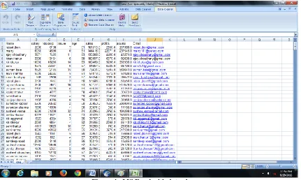 Figure 4:  MS Excel with data cleaner 