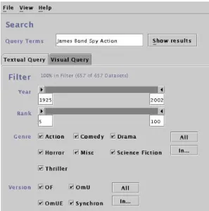 Figure 7. The form fillin interface used in the evaluation.