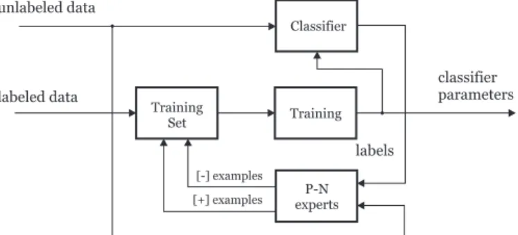 Fig. 3. The block diagram of the P-N learning.
