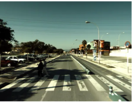 Figure 2. Sample image of the camera mounted on the car - from the Malaga dataset.