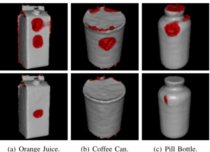 Fig. 5. Per-vertex entropy after each view selection for the orange juice bottle in Fig