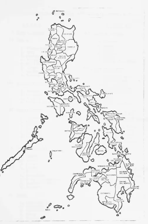 FIGURE 2.1 MAP OF THE PHILIPPINES* 