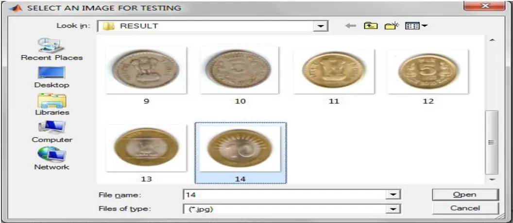 Fig. 6 Select an image for testing. 