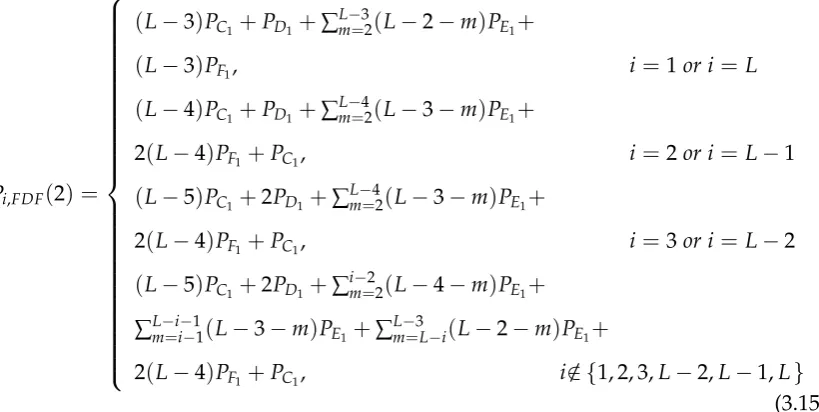 Table 3.1: Illustration of the error cases for one and two error events in a 10-user FDFMWRN