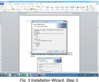 Fig. 3 Installation Wizard. Step 3. 