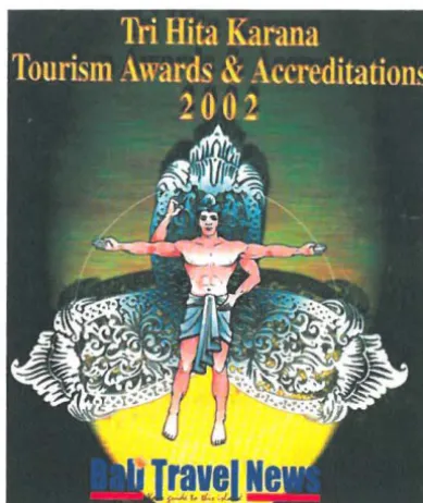 Figure 2.3: The Tri Hita Karana Tourism Awards brochure 2002, publishing the awards winners