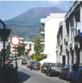 Figure 6: Vesuvius, with Naples suburbs in foreground. 