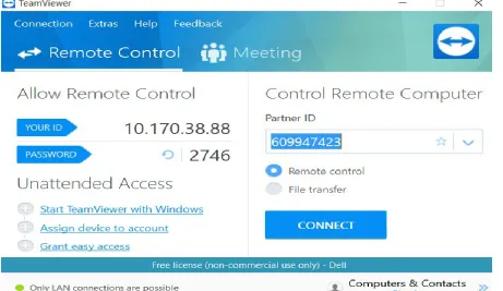 Figure : Team Viewer 
