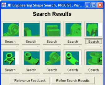 Figure 7 An example of shape search with threshold 0.85 