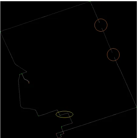 Table 4.4: Raw data of driver 3 where the second false turn was detected