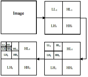 Fig. 5 3-level discrete wavelet decomposition 