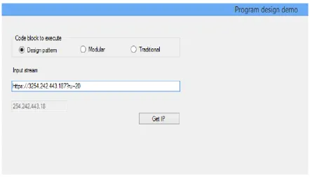 Figure 1 interface for the experiment prototype program demo 