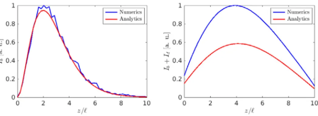 Figure 1 shows the typical behavior of echo  signal in a slab geometry as a function of  the depth