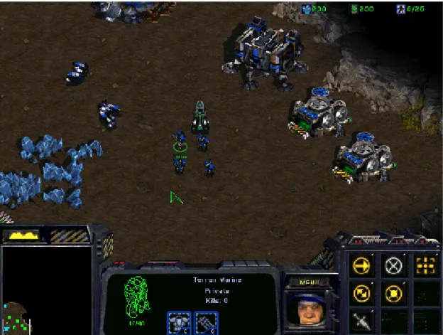 Figure 2.  Example of Screen at Beginning of Play 