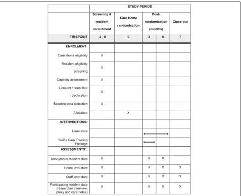 Fig. 1 SPIRIT figure. *Further detail is provided in Table 1