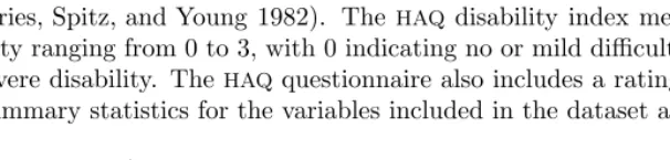 Figure 3 shows a histogram of the dependent variableThe average age in the dataset is 62 years, and 40% of the individuals are male