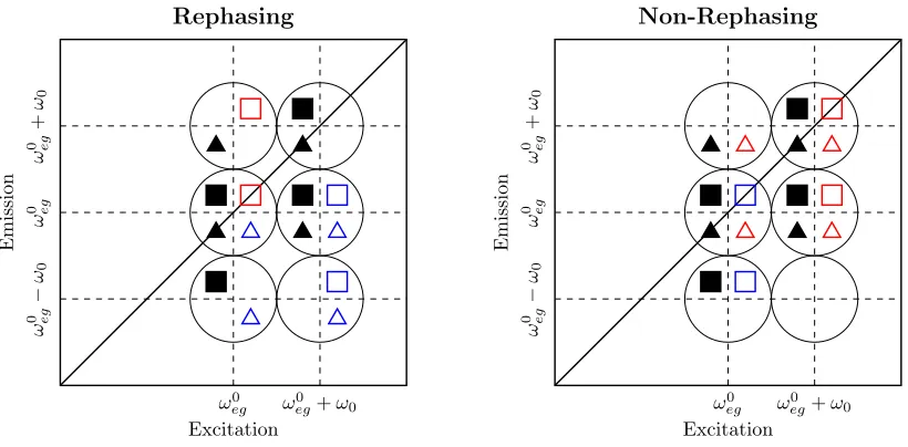 Figure S7: Non-Rephasing Coherence Pathways.