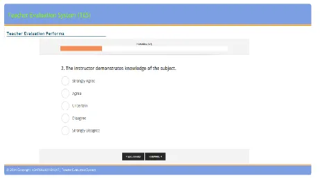 Figure 1.1: Teacher Evaluation Performa 