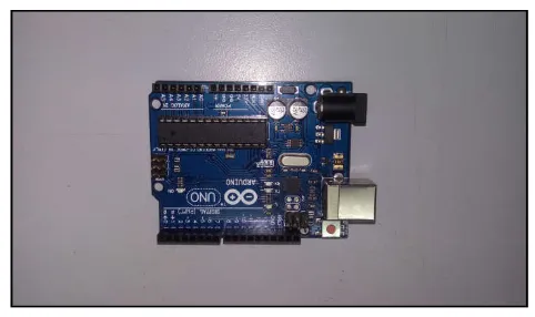 Figure 1 Photographic view of Arduino uno board 
