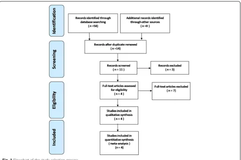 Fig. 1 Flowchart of the study selection process