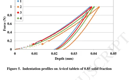 Figure 7.  Crack propagation at failure force 
