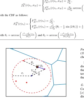 FIGURE 2: Spatial distribution of network elements. Brownsquare for the DMU. Red circles for DBSs
