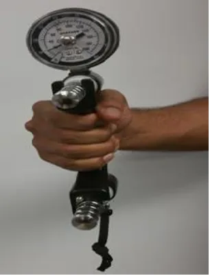 Figure 1 Jamar hydraulic grip dynamometer 
