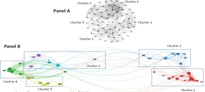 Figure 3. Co-citation network: 2001-2005 