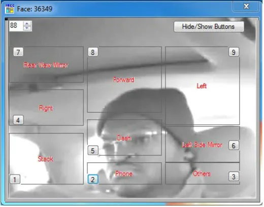 Figure 1. Eye glance coder interface 