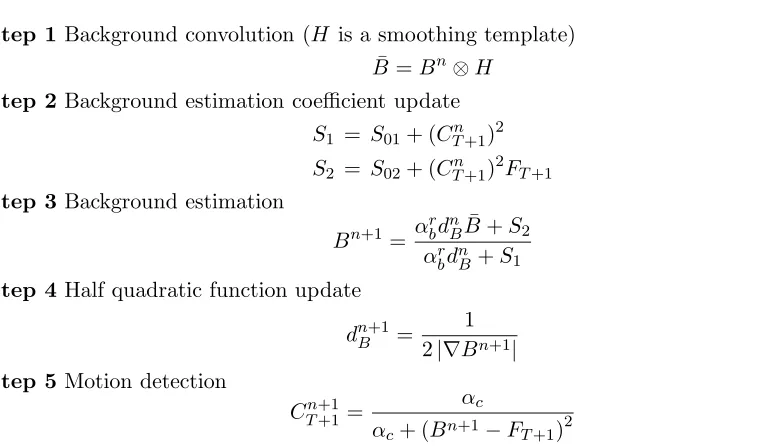 Figure 2 presents the RGB decomposition of a visual image at frame 1275.In this paper, weﬁnal moving object detection result fusion can be calculated as the pointwise minimum of the abovemoving object index matrices.the moving object index matrices ofperfo