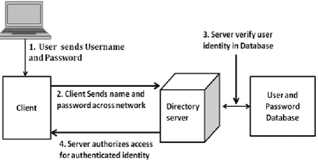 Fig. 1  Directory Server based authentication 