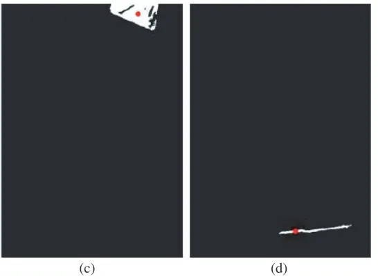Figure 3. Achieved barycentric coordinates and path-connected regions by using discrete-topologicalmethod and region-growing method.