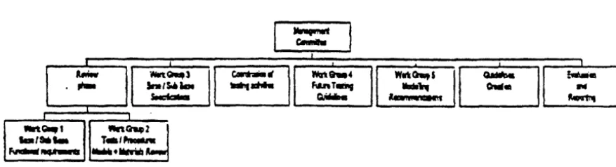 Figure 1: COST 337 Organization Structure 