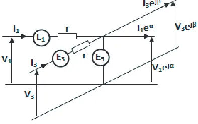 Figure 2. Schematic representation of a Cell: The equivalent diagram.