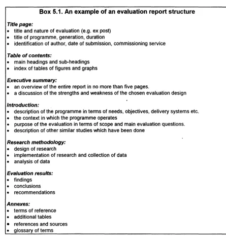 Table of • contents: main headings and sub-headings 