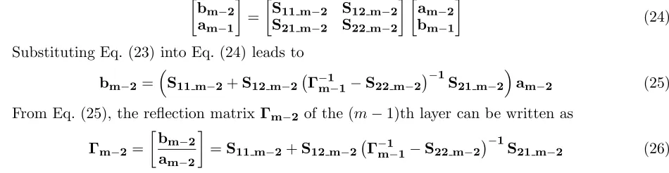 Figure 2. Innermost layer: (a) PEC, (b) dielectric.
