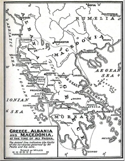 Figure I. Territories under Ali Pasha’s rule  