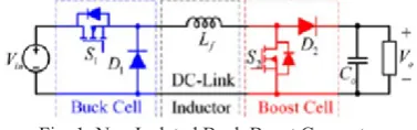 Fig. 1: Non Isolated Buck Boost Converter 