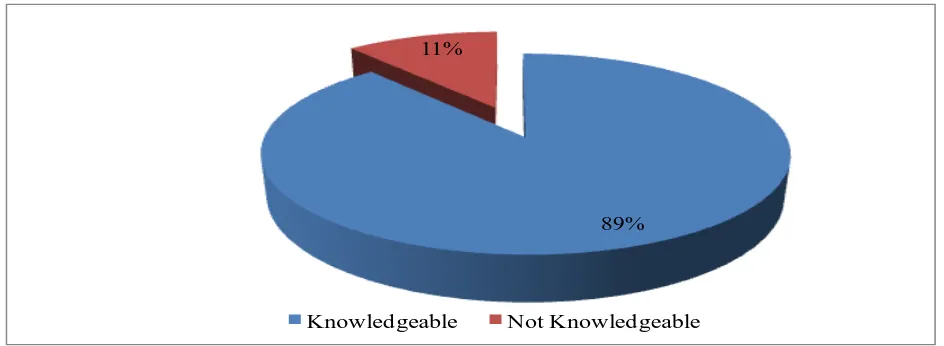 Figure 4.11: MSM Knowledge on HIV/AIDs Prevention 