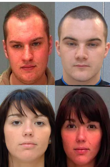 Figure 7. Two example pairs of images used to create trials in the Glasgow Face Matching Test (Burton et al., 2010)