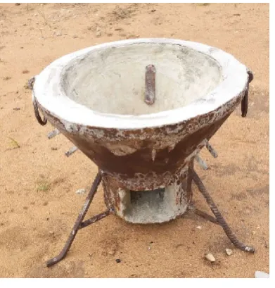 Figure 6 "conical with ceramic" hearth 