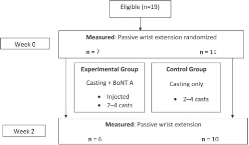 Figure 1: Design of and flow of participants through the study.