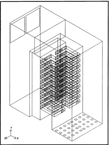Figure  3-2:  Isometric-view of the  CFD model 3.3.1  Perforated Tile  Geometry