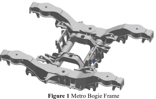 Figure 1 Metro Bogie Frame  