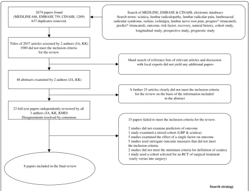 Figure 1 Search Strategy.