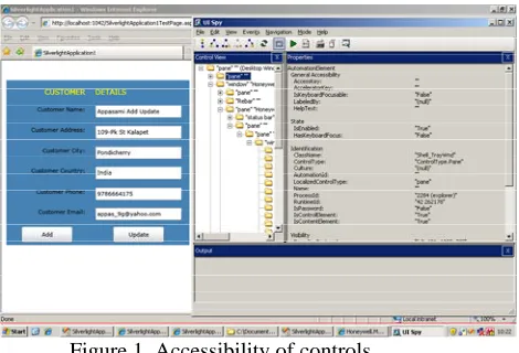 Figure 1. Accessibility of controls  