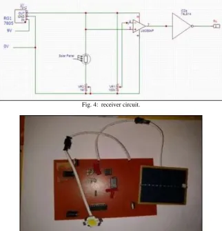 Fig. 4:  receiver circuit.  