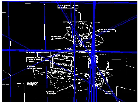 Figure 3: Input Image The simplest case of Hough transform is finding straight lines that are hidden in large amounts of image data