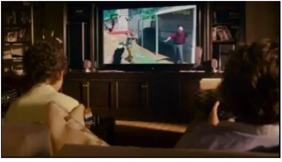 Figure 2 Example 5: Scene with Boys Playing a Video Game 